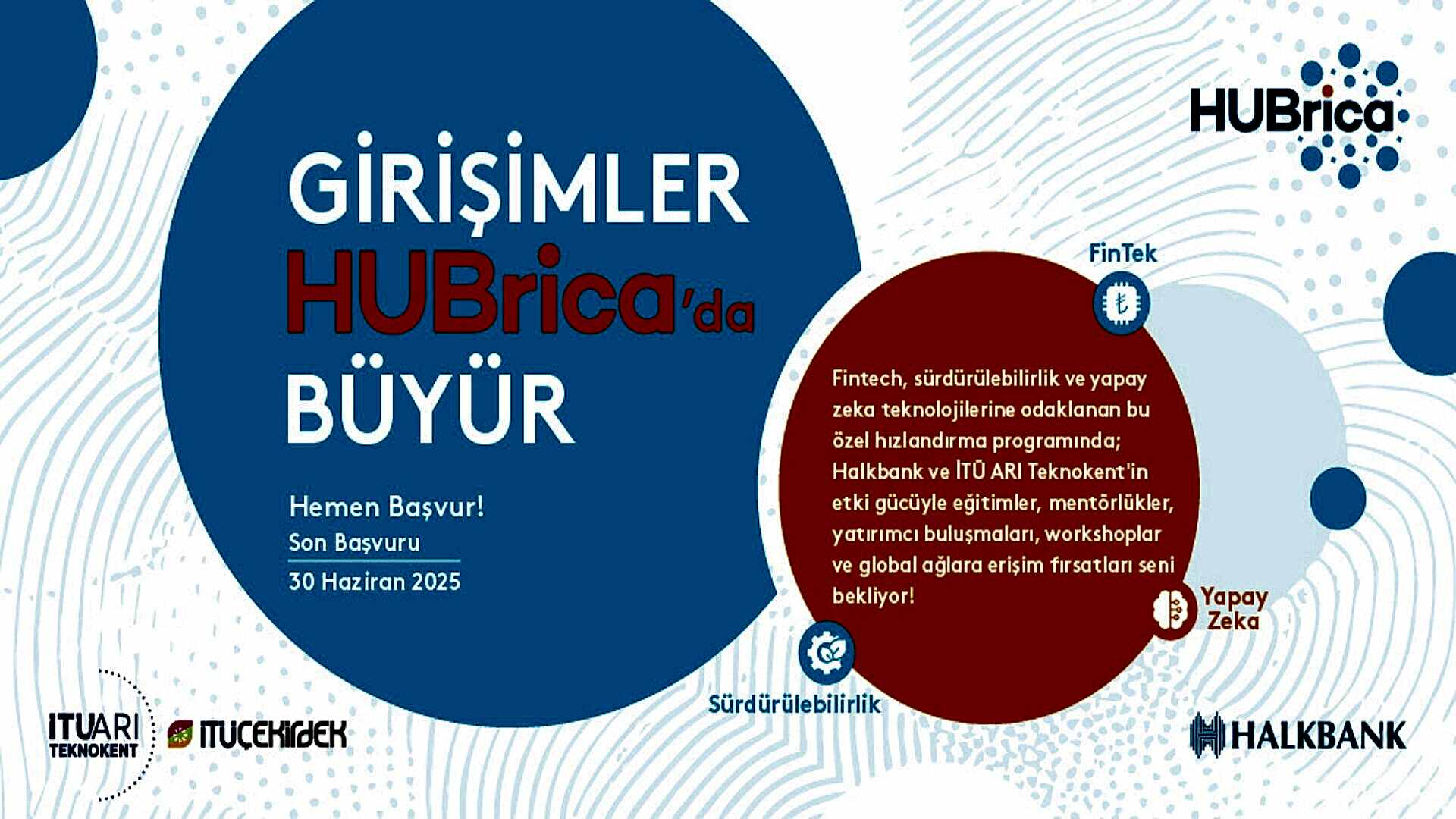 Fintek, Yapay Zekâ ve Sürdürülebilirlik Girişimcilerine HUBrica Desteği 1 Fintek, Yapay Zekâ ve Sürdürülebilirlik Girişimcilerine HUBrica Desteği 1